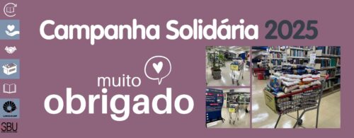 Campanha solidária 2025 - obrigado