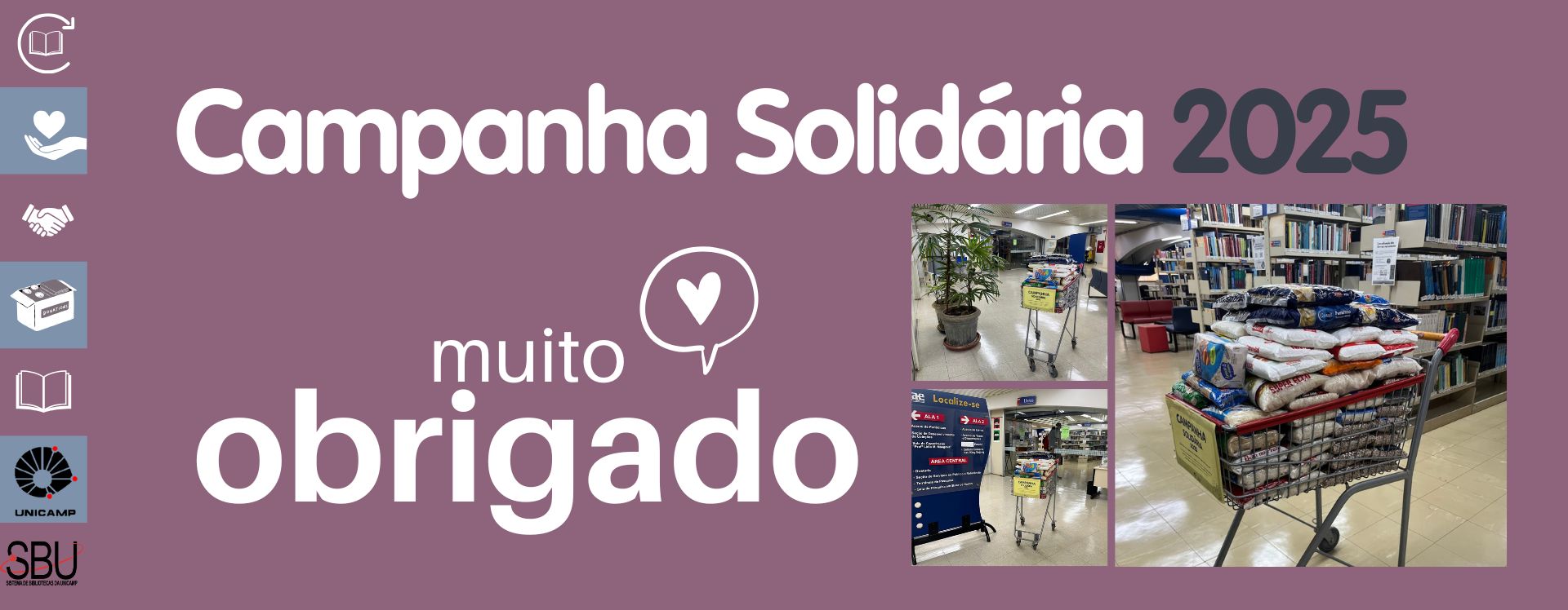 Campanha solidária 2025 - obrigado